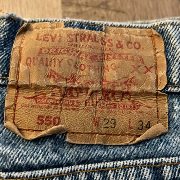 Vintage Levi 550 Jeans size 29x34 - Picture 2 of 12